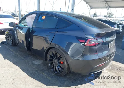 2025 Tesla Model Y Performance Dual Motor All-Wheel Drive from USA, damaged, VIN 7SAYGDEF1SF245917